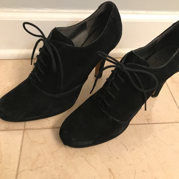 Black suede booties - Picture 5 of 5